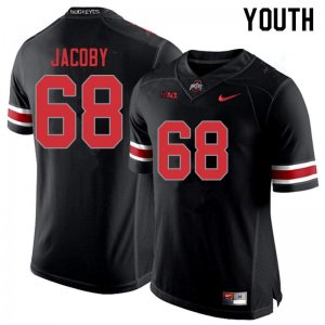 NCAA Ohio State Buckeyes Youth #68 Ryan Jacoby Blackout Nike Football College Jersey VHA0245OT